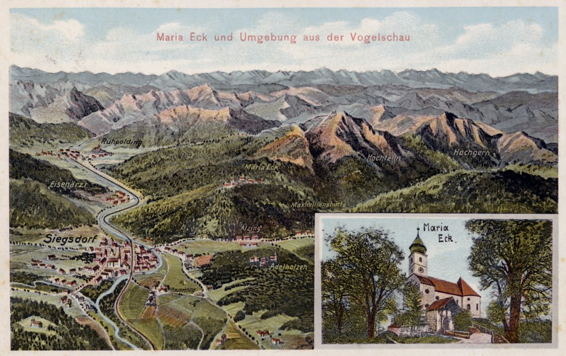 Maria Eck historische Postkarte