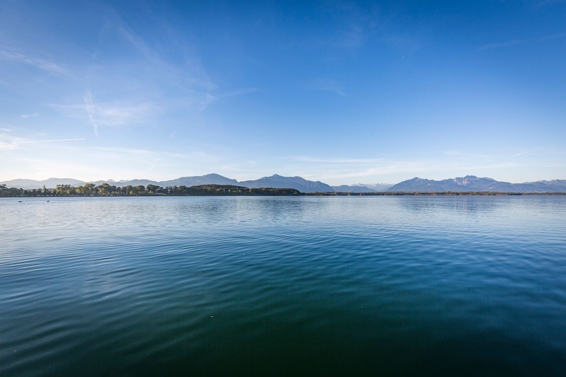 Blick über den Chiemsee
