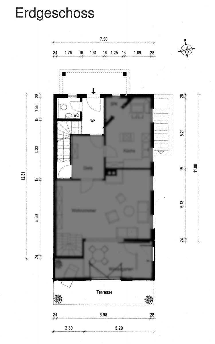 Grondriss Erdgeschoss