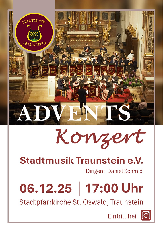 Adventskonzert der Stadtmusik Traunstein
