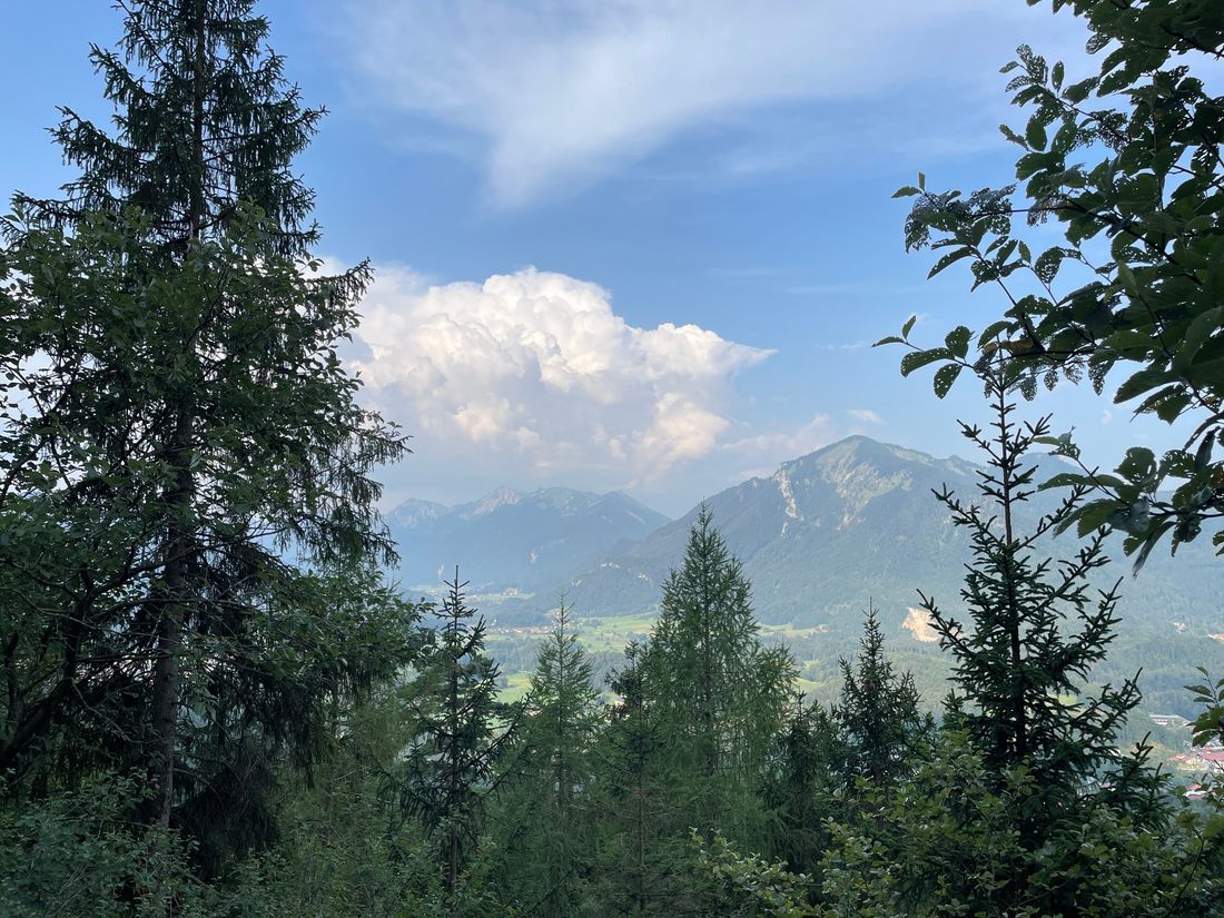 Ausblick auf dem Weg zur Schnappenkirche
