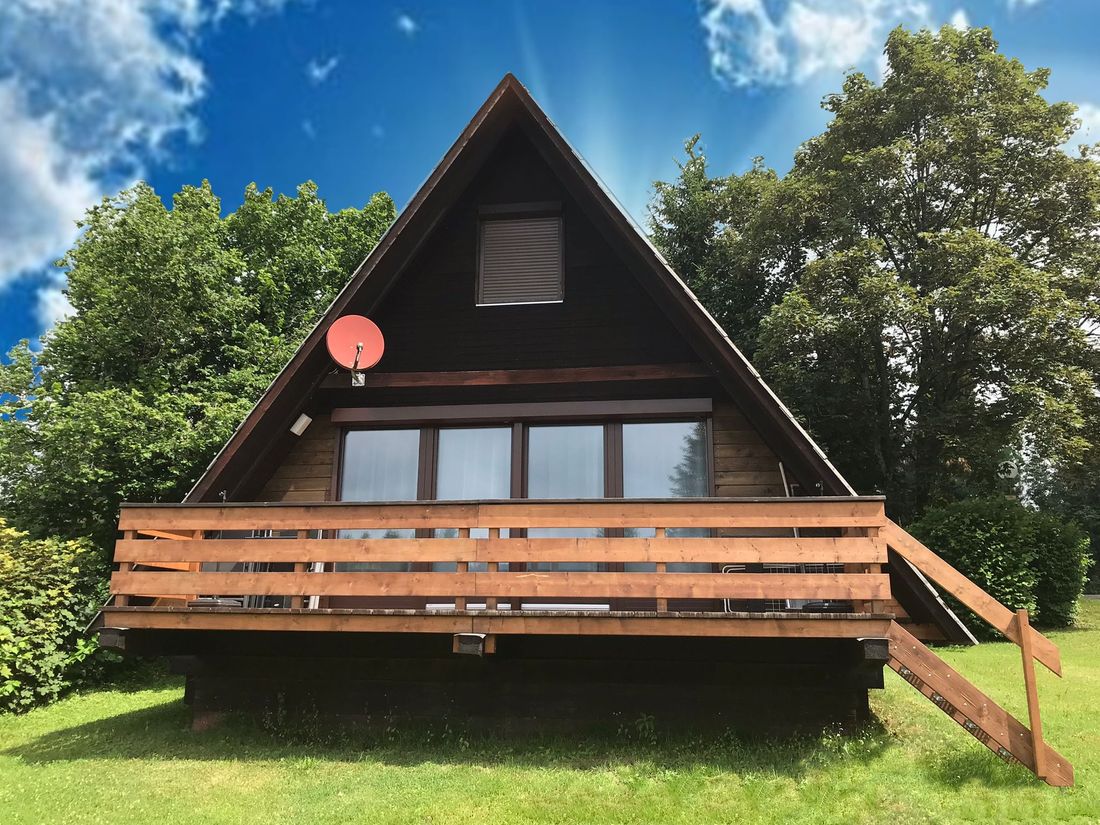 Ferienhaus Bayern  Gartenansicht