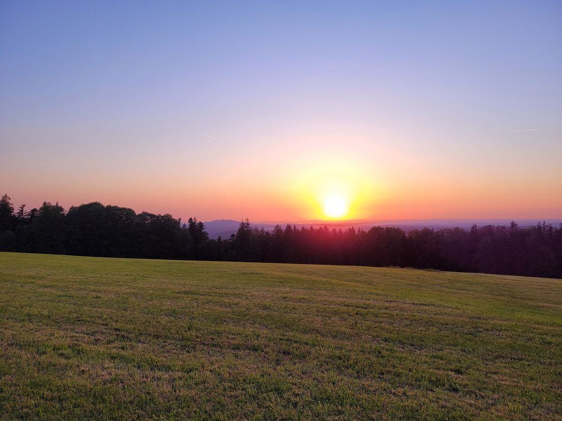 Sonnenuntergang am Riedl