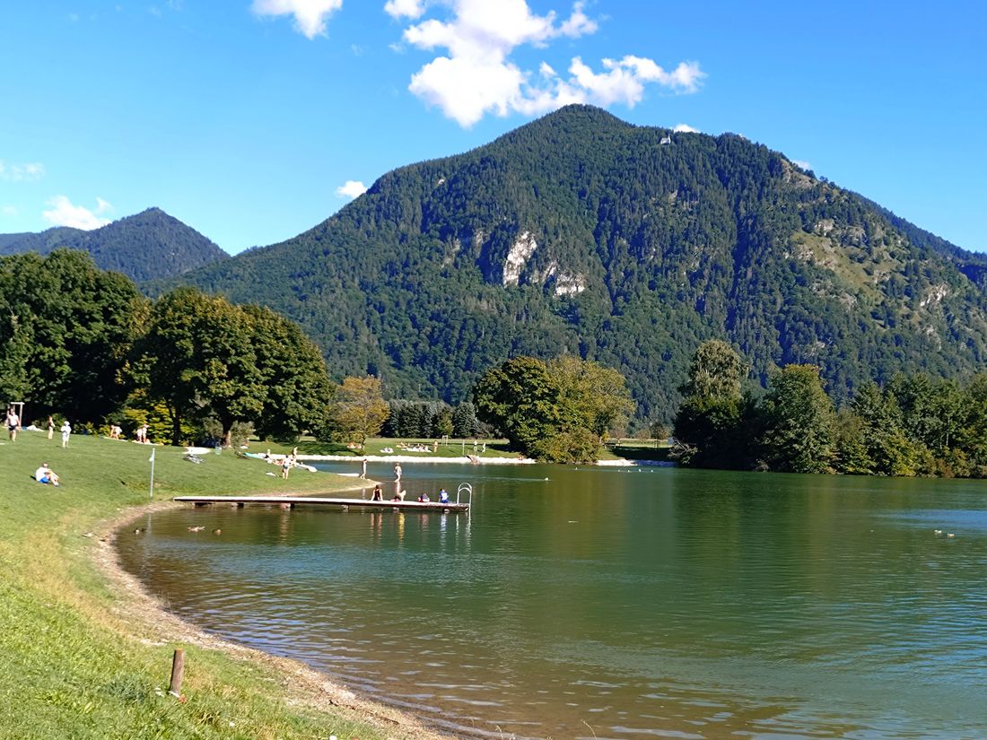 Reifinger Badesee (Jahreszeit Ende August)