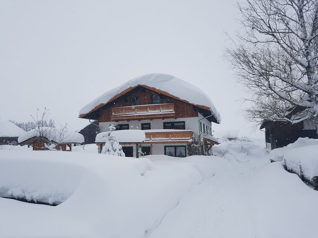 Zuhaus im Winter