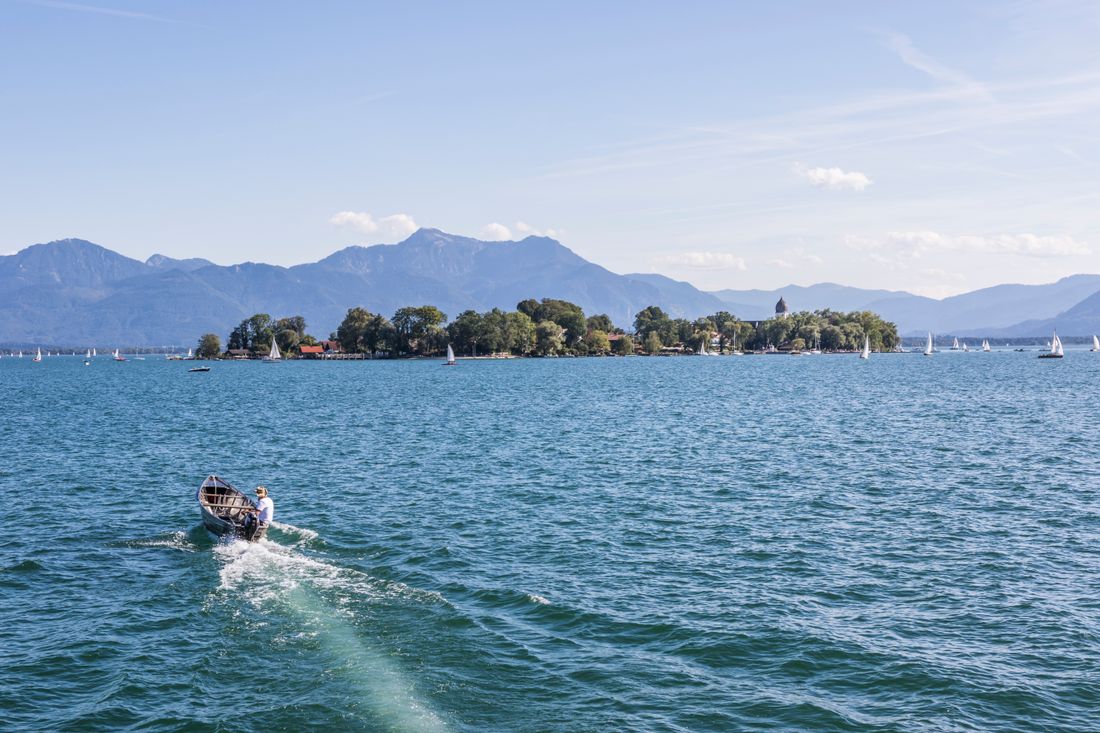 Auf dem Weg zur Fraueninsel